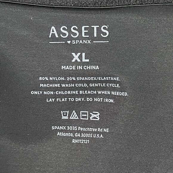 NWOT ASSETS by SPANX Shaping Slip Dress Black XL - Picture 4 of 6